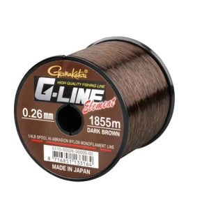 FIR MONOFILAMENT GAMAKATSU G-LINE ELEMENT DARK BROWN 030MM/6,80KG/1325M FIR MONOFILAMENT GAMAKATSU G-LINE ELEMENT DARK BROWN 030MM/6,80KG/1325M