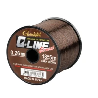 FIR MONOFILAMENT GAMAKATSU G-LINE ELEMENT DARK BROWN 035MM/9,60KG/925M