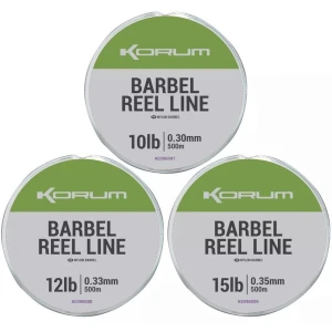 Fir Monofilament Korum Barbel Reel Line 0.33mm 5.44kg 500m