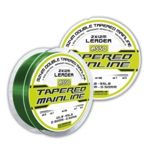 Fir Asso Tapered Mainline Low Vis Green 0.30mm 0.50mm