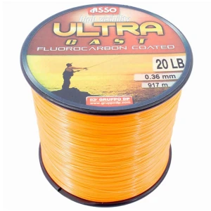 Fir Asso Ultra Cast Orange, 1000m, 0.36mm, 14.70kg
