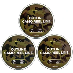 Fir Monofilament Avid Carp Outline Camo Reel 1000m 4.5 Kg - 0.28 Mm