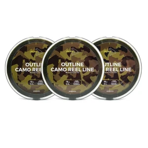 Fir Monofilament Avid Carp Outline Camo Reel 300m 18lb 0.37mm