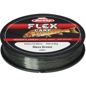 Fir Monofilament Berkley Flex Carp, Moss Green, 300m, 0.35mm, 8.70kg