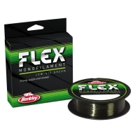 Fir Monofilament BERKLEY Flex Mono, Low-Vis Green, 0.20mm, 3.1kg, 300m