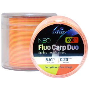 Fir Monofilament CARP EXPERT Neo Fluo Carp Duo (Fluo Galben-Fluo Portocaliu), 0,25mm, 8.91kg, 600m