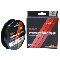 Fir Monofilament Carp Expert Premium Long Cast, Grey, 0.20mm, 5.57kg, 600m