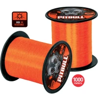 Fir Monofilament Carp Zoom Pitbull High Uv Carp, Fluo Orange, 1000m, 0.37mm, 15.80kg