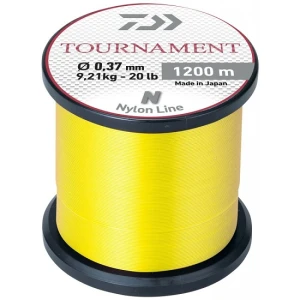 Fir Monofilament Daiwa Tournament Galben Fluo 1200m 0.26mm 5.70kg