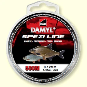 Fir Monofilament Damyl Spezi Line Coarse Transparent, 0.16mm, 2.4kg, 500m