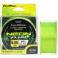 Fir Monofilament Formax Carp Neon, Yellow Fluo, 14.90kg, 0.35mm, 600m