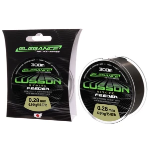 Fir Monofilament FORMAX Lusson Sinking Feeder, Gri-Masliniu, 6.84kg, 0.28mm, 300m