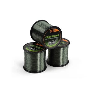 Fir Monofilament Fox Carp Mono, Low-vis Green, 850m 0.38mm