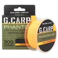 Fir Monofilament Golden Catch G Carp Phantom 3d Two Orange, 0.30mm, 300m