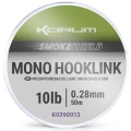 Fir Monofilament KORUM Smokeshield Mono Hooklink, 10lbs/4.50kg, 0.28mm, 50m 