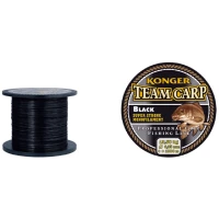 Fir Monofilament Konger Team Carp Black 0.28mm, 10kg, 1000m