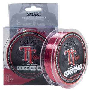 Fir Monofilament Maver Smart TT Red Fluorine 150m 0.22mm 6.1kg Fir Monofilament Maver Smart TT Red Fluorine 150m 0.22mm 6.1kg