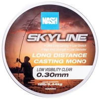 Fir Monofilament Nash Extra Skyline Mono, Low Viz Clear, 3.62kg, 8lbs, 0.26mm, 1000m
