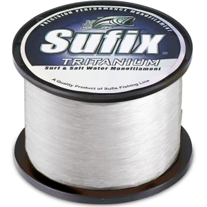Fir Monofilament Sufix Tritanium, Neon Clear, 1110m, 0.37mm, 9.0kg/20lbs