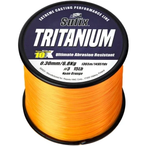 Fir Monofilament SUFIX Tritanium, Neon Orange, 0.37mm, 9.00kg, 1095m Fir Monofilament SUFIX Tritanium, Neon Orange, 0.37mm, 9.00kg, 1095m