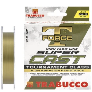 Fir Monofilament Trabucco T Force Super Cast, Pearl Green, 300m, 0.400mm, 20.20kg