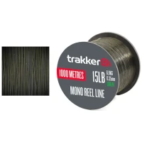 Fir Monofilament TRAKKER Mono Reel Line Green, 0.35mm, 6.80kg, 1000m