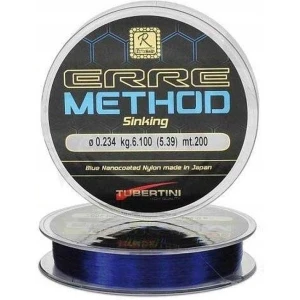 Fir Monofilament Tubertini Erre Method Blue Sinking, 4.5kg, 0.203mm, 200m