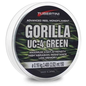 Fir Monofilament Tubertini Gorilla Uc-4, Green, 3.96kg, 0.20mm, 1000m