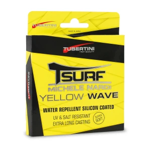 Fir Monofilament Tubertini T-surf Yellow, 14kg, 0.50mm, 300m