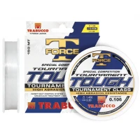 Fir Monofilament Trabucco T-Force Tournament Tough New, Transparent, 0.400mm, 20.20kg, 500m