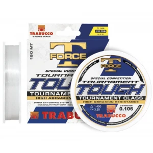 Fir Monofilament Trabucco T-force Tournament Tough New, Transparent, 0.400mm, 20.20kg, 500m