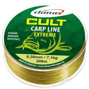 Fir Monofilament Climax Cult Crap Extreme 300m 0.40mm 11.20kg Matt Olive