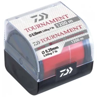 Fir monofilament Daiwa Tournament Red 0.33mm 8.10kg 1200m