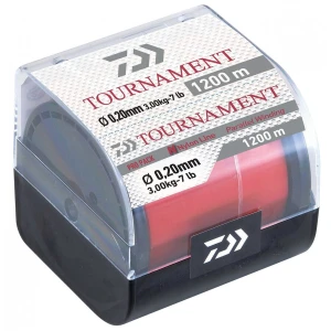 Fir monofilament Daiwa Tournament Red 0.33mm 8.10kg 1200m Fir monofilament Daiwa Tournament Red 0.33mm 8.10kg 1200m