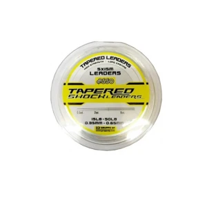 Fir Asso Tapered Shock Leader Clear 0.20-0.57mm, 15m