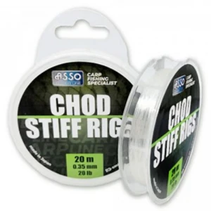 Fir Asso Chod Stiff Rigs 20m 0.35mm 9.1kg Clear