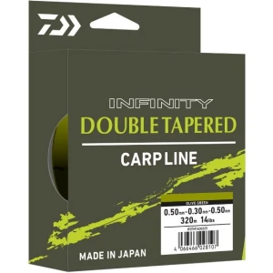 Fir Inaintas Daiwa Double Tapered Mono, Olive Green, 6.35kg-14lbs, 0.30mm, 320m