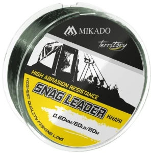 Fir Inaintas Mikado Shock Leader Snag, Khaki, 60lbs, 0.60mm, 80m