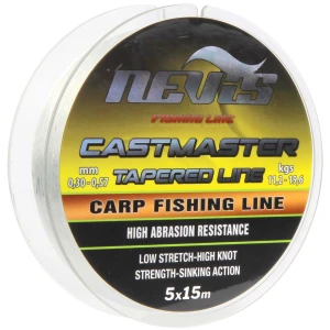 Fir Monofilament Conic Pentru Crap Nevis Castmaster 0.28-0.57mm, 5x15m/75m