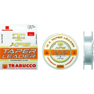 Fir Trabucco T-force Xps Feeder Taper Leader, 0.23-0.57mm, 6.95-32.50kg, 10x15m