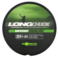 Fir inaintas Monofilament KORDA LongChuck Tapered Mainline Green, 300m, 15-30lb/0.33-0.47mm Fir inaintas Monofilament KORDA LongChuck Tapered Mainline Green, 300m, 15-30lb/0.33-0.47mm