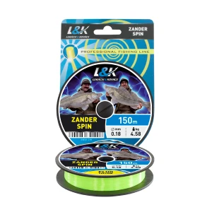 Fir L And K Zander Spin Galben Fluo 150m 0.25mm
