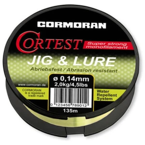 Fir Monofilament Cormoran Cortest Jig Lure Fluo 014mm/2,0kg/135m