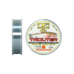 FIR TRABUCO T FORCE TROUTER 150M 0.255 mm 8.46 Kg FIR TRABUCO T FORCE TROUTER 150M 0.255 mm 8.46 Kg
