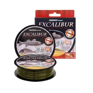 FIR monofilament EnergoTeam EXCALIBUR SEA CAMOU 300M 0.20MM FIR monofilament EnergoTeam EXCALIBUR SEA CAMOU 300M 0.20MM