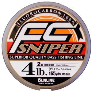 FLUOROCARBON SUNLINE FC SNIPER 4LB 185MT FLUOROCARBON SUNLINE FC SNIPER 4LB 185MT