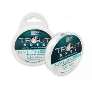 Fir Asso Trout Area Nylon Hard Grey 0.128mm 100m