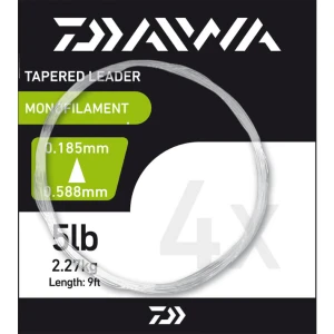 Fir Conic Monofilament Daiwa Tapered Mono Leader 0.54mm, 5lb/2.27kg, 2.74m