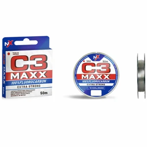 Fir Fluorocarbon Colmic C3 Maxx 50m, 0.148mm, 2.25kg