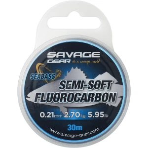Fir Fluorocarbon Savage Gear Soft Seabass 0.25mm 30m 3.66kg Fir Fluorocarbon Savage Gear Soft Seabass 0.25mm 30m 3.66kg